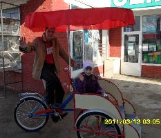 Велорикша Маруся  З1-2М. Модель 2010г. Цена базовой комплектации 23700 рублей