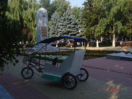 Велорикша Дорожная1 З18-2М. Модель 2010г. Цена базовой комплектации 42700 рублей